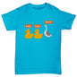 Boys novelty tees Duck Duck Goose Boy's T-Shirt Age 3-4 Azure Blue