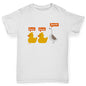 Boys funny tee shirts Duck Duck Goose Boy's T-Shirt Age 7-8 White