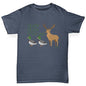 Boys Funny Tshirts Duck Duck Moose Boy's T-Shirt Age 7-8 Dark Grey