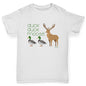 Boys Funny Tshirts Duck Duck Moose Boy's T-Shirt Age 5-6 White