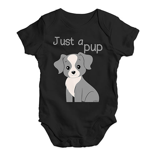 Just A Pup Baby Unisex Baby Grow Bodysuit