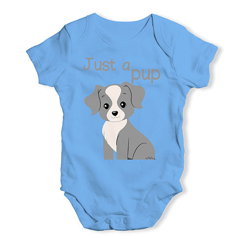 Just A Pup Baby Unisex Baby Grow Bodysuit