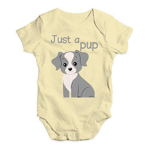 Just A Pup Baby Unisex Baby Grow Bodysuit