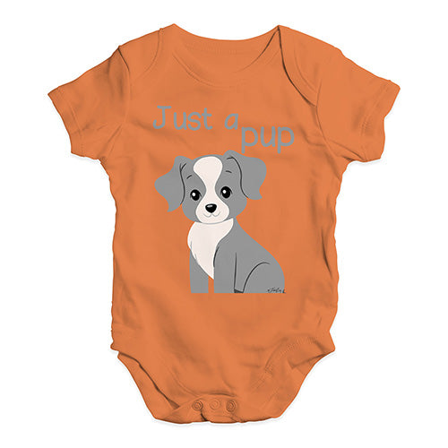 Just A Pup Baby Unisex Baby Grow Bodysuit