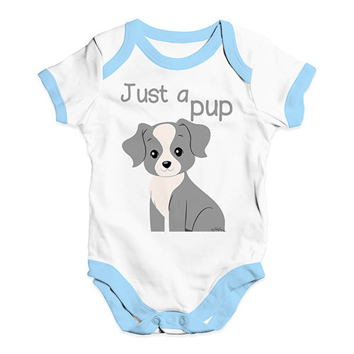 Just A Pup Baby Unisex Baby Grow Bodysuit