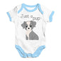 Just A Pup Baby Unisex Baby Grow Bodysuit