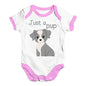 Just A Pup Baby Unisex Baby Grow Bodysuit