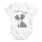 Just A Pup Baby Unisex Baby Grow Bodysuit