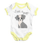 Just A Pup Baby Unisex Baby Grow Bodysuit