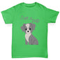 Boys novelty t shirts Just A Pup Boy's T-Shirt Age 7-8 Green