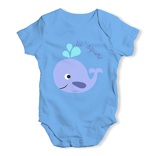 Little Squirt Whale Baby Unisex Baby Grow Bodysuit