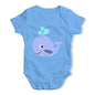 Little Squirt Whale Baby Unisex Baby Grow Bodysuit