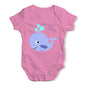 Little Squirt Whale Baby Unisex Baby Grow Bodysuit