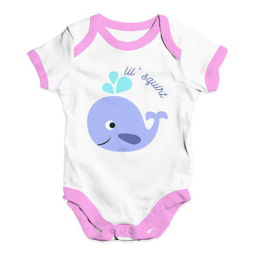 Little Squirt Whale Baby Unisex Baby Grow Bodysuit