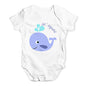 Little Squirt Whale Baby Unisex Baby Grow Bodysuit