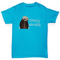 Boys funny tee shirts Otterly Adorable Boy's T-Shirt Age 9-11 Azure Blue