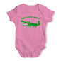 Teething Bites Crocodile Baby Unisex Baby Grow Bodysuit