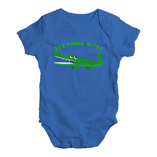 Teething Bites Crocodile Baby Unisex Baby Grow Bodysuit