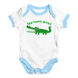 Teething Bites Crocodile Baby Unisex Baby Grow Bodysuit