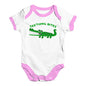 Teething Bites Crocodile Baby Unisex Baby Grow Bodysuit