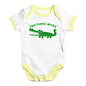 Teething Bites Crocodile Baby Unisex Baby Grow Bodysuit