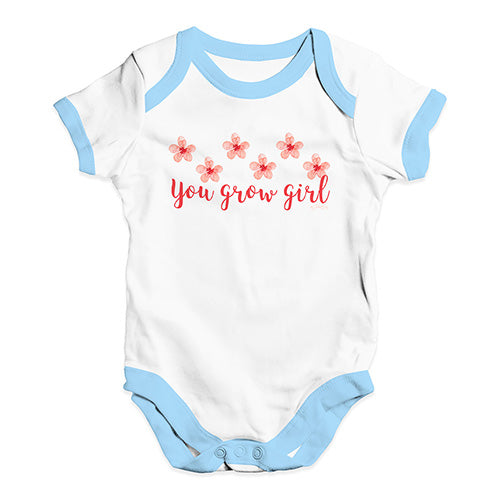 You Grow Girl Baby Unisex Baby Grow Bodysuit