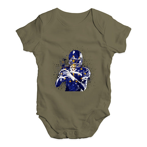 Indiana American Football Player Baby Unisex Baby Grow Bodysuit