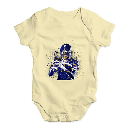 Indiana American Football Player Baby Unisex Baby Grow Bodysuit