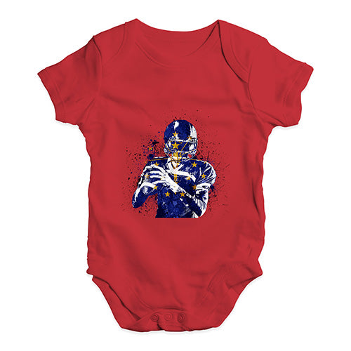 Indiana American Football Player Baby Unisex Baby Grow Bodysuit