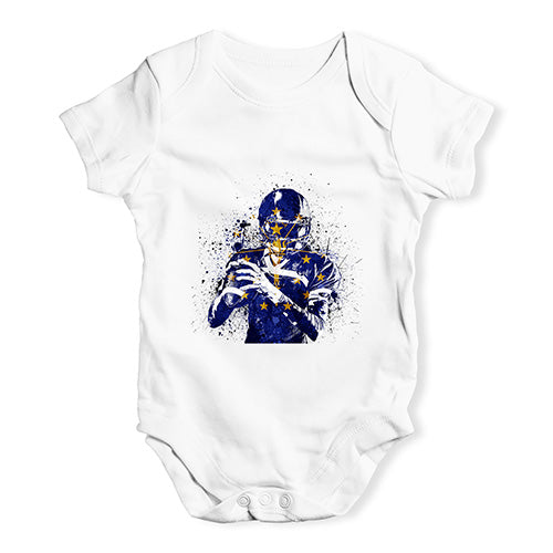 Indiana American Football Player Baby Unisex Baby Grow Bodysuit