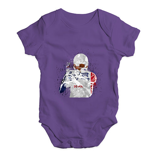 Iowa American Football Player Baby Unisex Baby Grow Bodysuit