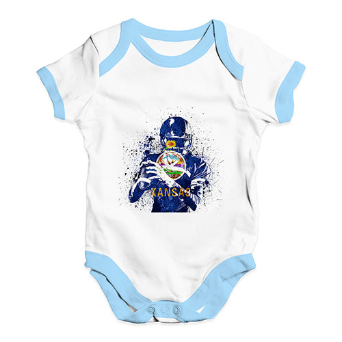 Kansas American Football Player Baby Unisex Baby Grow Bodysuit