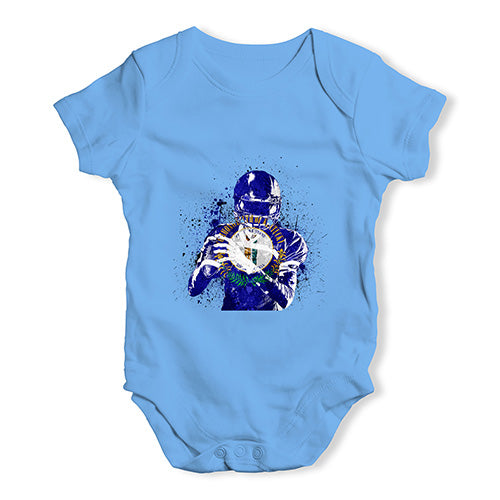 Kentucky American Football Player Baby Unisex Baby Grow Bodysuit