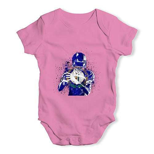 Kentucky American Football Player Baby Unisex Baby Grow Bodysuit