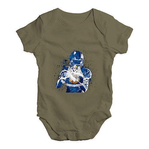 Louisiana American Football Player Baby Unisex Baby Grow Bodysuit