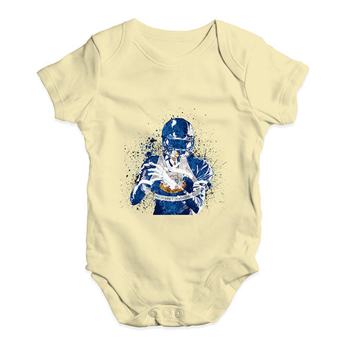 Louisiana American Football Player Baby Unisex Baby Grow Bodysuit