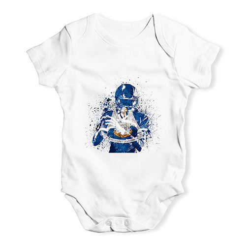 Louisiana American Football Player Baby Unisex Baby Grow Bodysuit