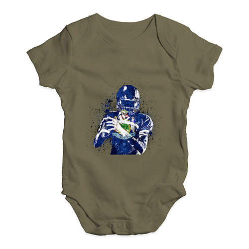 Maine American Football Player Baby Unisex Baby Grow Bodysuit