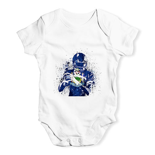 Maine American Football Player Baby Unisex Baby Grow Bodysuit