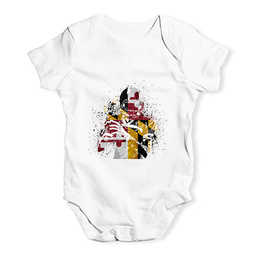 Maryland American Football Player Baby Unisex Baby Grow Bodysuit