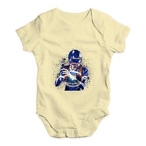 Michigan American Football Player Baby Unisex Baby Grow Bodysuit