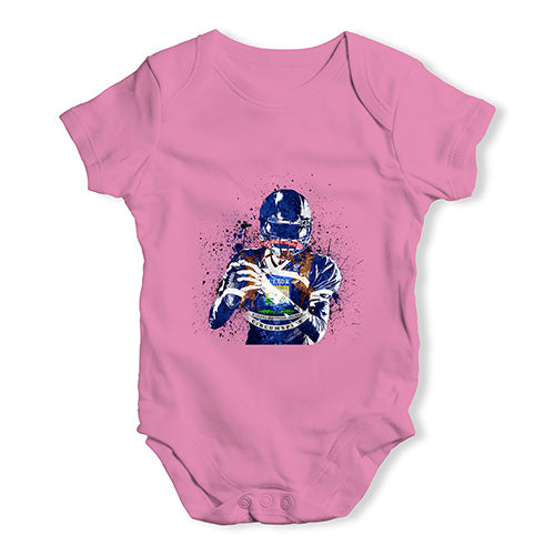 Michigan American Football Player Baby Unisex Baby Grow Bodysuit