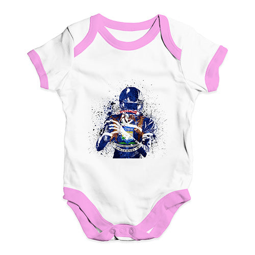 Michigan American Football Player Baby Unisex Baby Grow Bodysuit