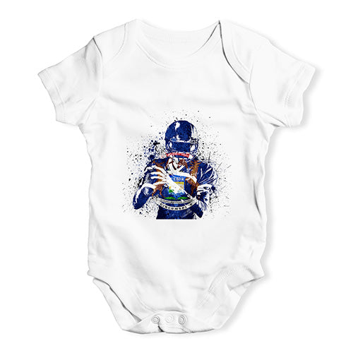 Michigan American Football Player Baby Unisex Baby Grow Bodysuit