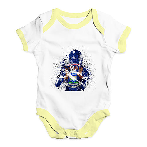 Michigan American Football Player Baby Unisex Baby Grow Bodysuit