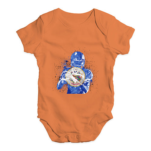 Minnesota American Football Player Baby Unisex Baby Grow Bodysuit