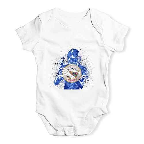 Minnesota American Football Player Baby Unisex Baby Grow Bodysuit