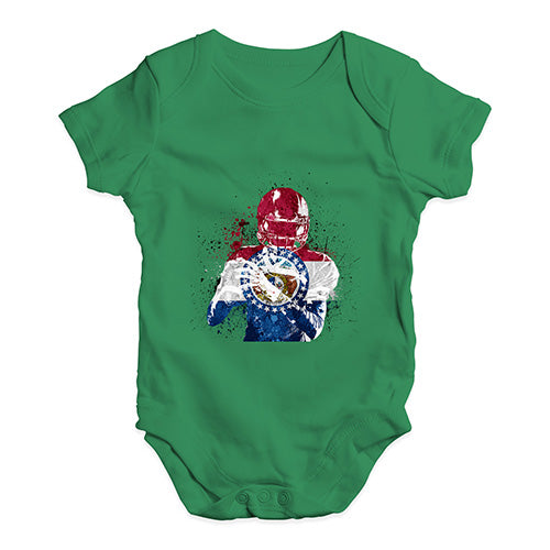 Missouri American Football Player Baby Unisex Baby Grow Bodysuit