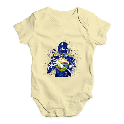 Montana American Football Player Baby Unisex Baby Grow Bodysuit