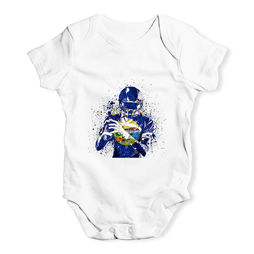 Montana American Football Player Baby Unisex Baby Grow Bodysuit